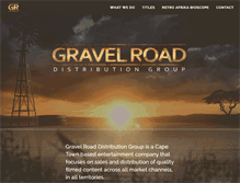 Tablet Screenshot of gravelroadafrica.com